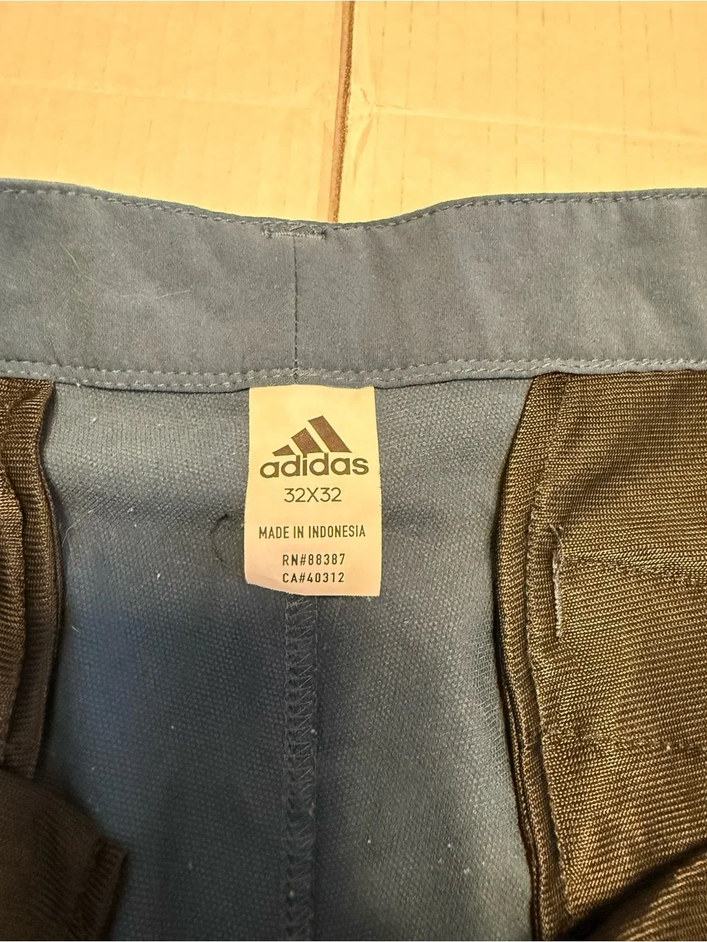 Adidas Men’s Ultimate365 Golf Pants 32x32 Blue Stretch Tapered Performance